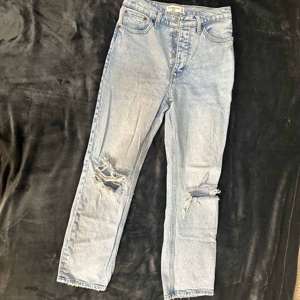 Abercrombie and Fitch light wash jeans